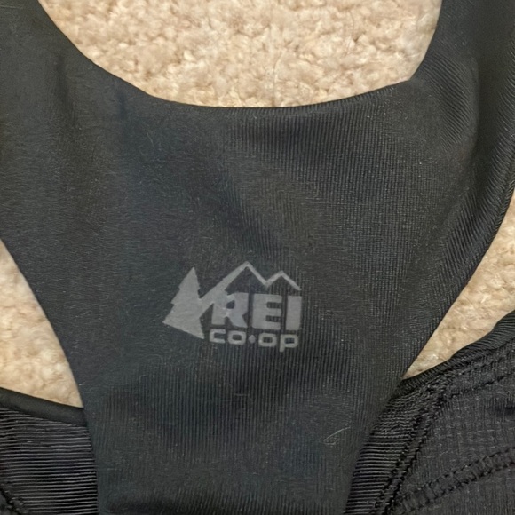 REI Black Active Pursuits Racerback Sports Bra sz S - Picture 6 of 6